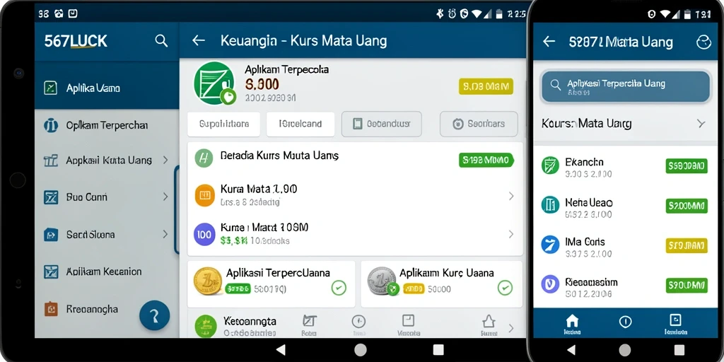 Tampilan antarmuka 567LUCK yang informatif dan interaktif.