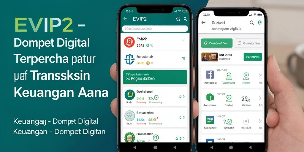 Tampilan antarmuka EVIP2 yang modern dan user-friendly.