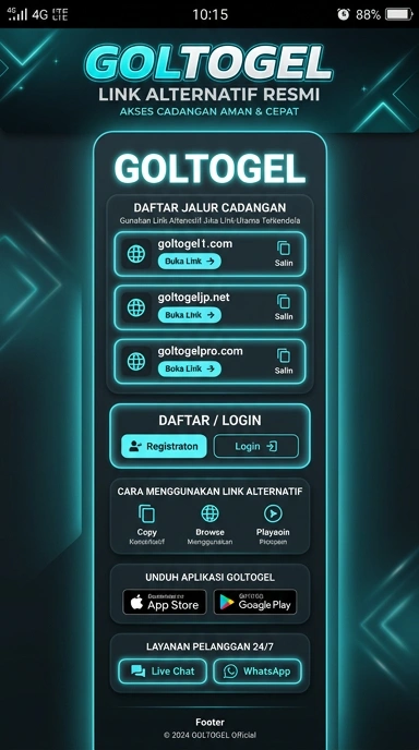 Tampilan link alternatif goltogel